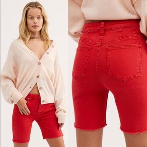 nwt free people bermuda shorts